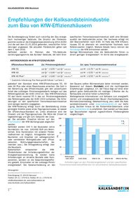 KALKSANDSTEIN KfW-Merkblatt
